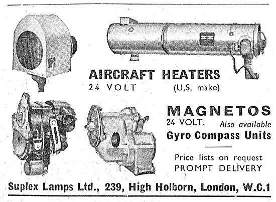 Suplex Lamps - Aircraft Heaters Bulbs & Electrical Components    