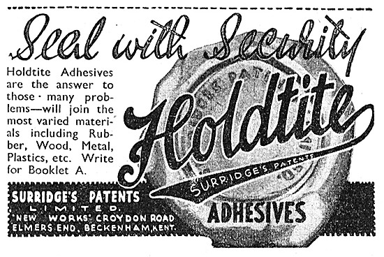Surridges Patents - Holdite Adhesives                            