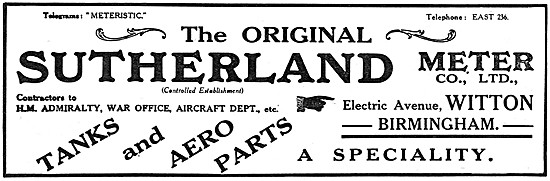 Sutherland Meter Company - Aero Tanks & Sheet Metal Parts        