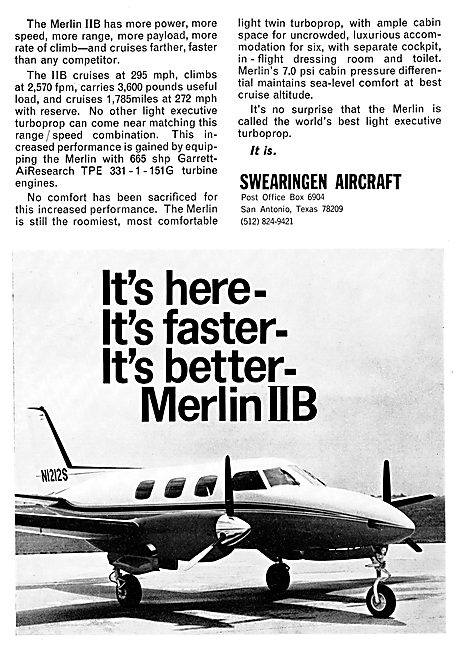 Swearingen Merlin IIB                                            