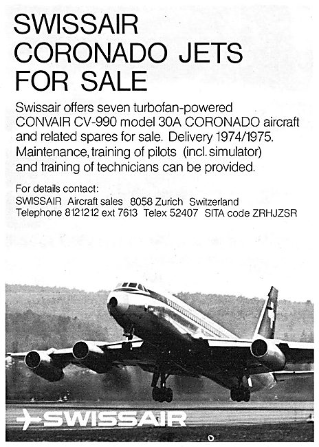 Swissair Aircraft Sales                                          