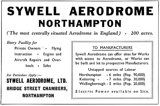 Sywell Aerodrome Facilities                                      