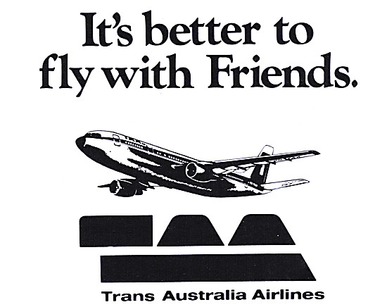 TAA. Trans Australia Airlines                                    