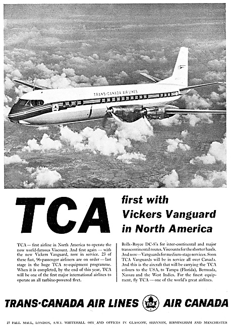 TCA: Trans-Canada Airlines 1961                                  