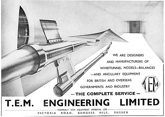 TEM Engineering: Wind Tunnel Models & Ancillary Equipment        