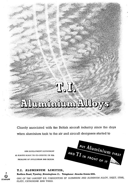 T.I. Aluminium : Billets, Slabs, Founders. Rolling Mill          