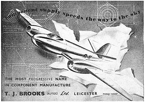 T.J.Brooks Leicester  - Aircraft Parts Manufacturers. AGS        