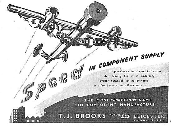 T.J.Brooks Leicester  - Aircraft Parts Manufacturers. AGS        