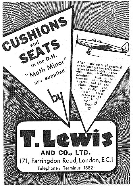 T.Lewis Cushions & Seats For Aircraft                            