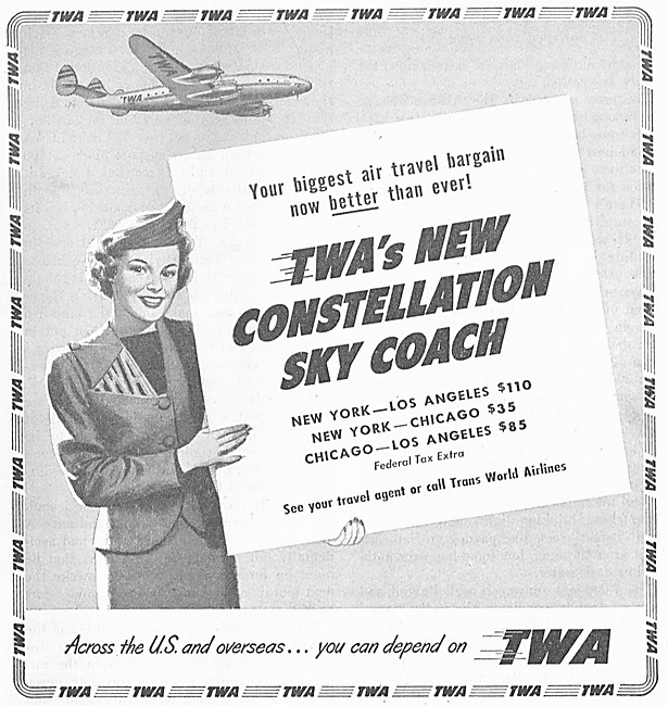 TWA. Trans World Airlines                                        