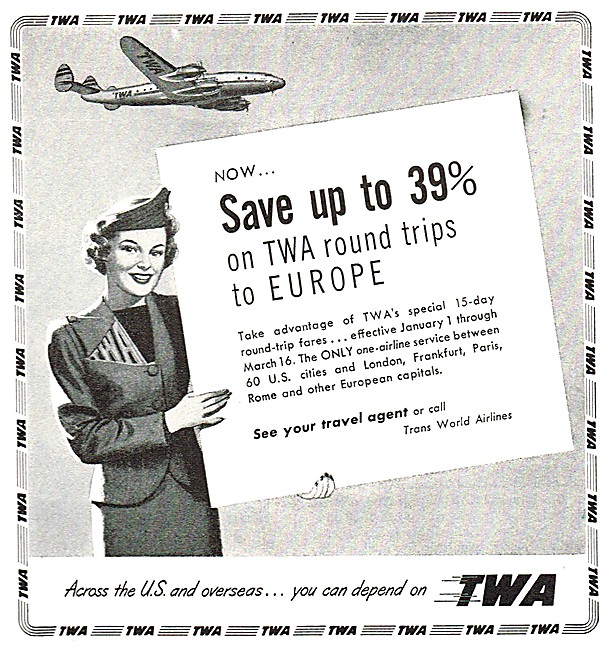 TWA. Trans World Airlines                                        