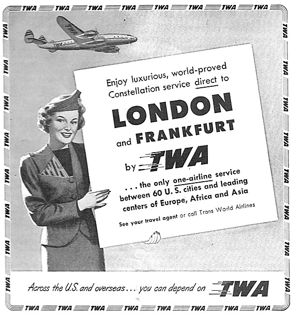 TWA. Trans World Airlines                                        