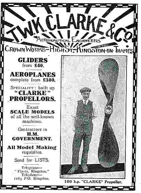 T.W.K. Clarke Aeronautical Engineers                             