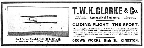 T.W.K. Clarke: Gliding Flight - The Sport                        