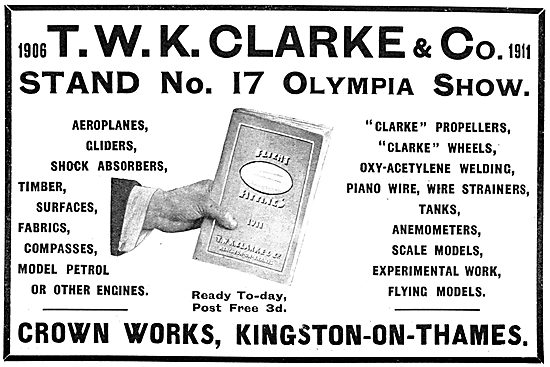 T.W.K.Clarke - Manufacturers Of Aeroplanes & Components          
