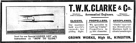 T.W.K. Clarke Aeronautical Engineers                             