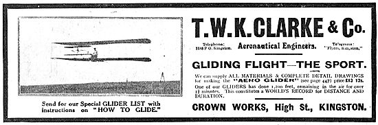 T.W.K. Clarke. Gliding Flight - The Sport                        