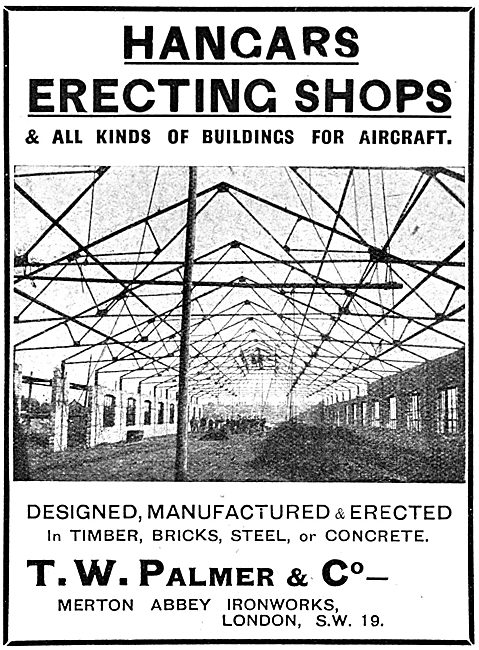 T.W.Palmer - Structural Steelwork. Aircraft Hangars 1917         