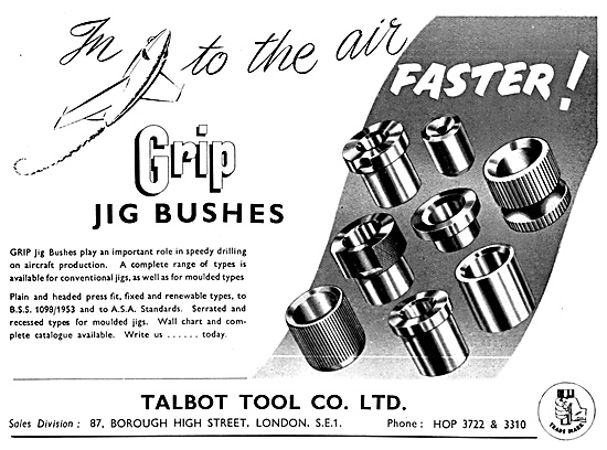  Talbot Tool  GRIP Jig Bushes                                    