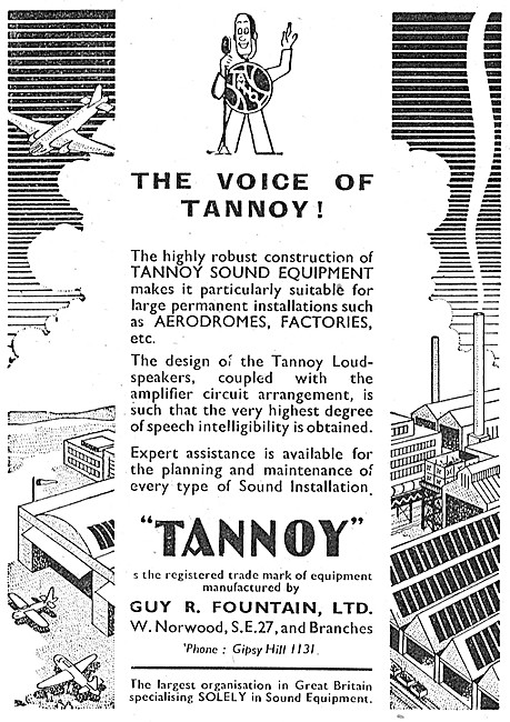 Tannoy Public Adress & Loudspeaker Equipment                     