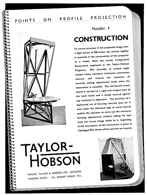 Taylor Hobson Profile Projectors                                 