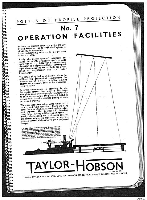 Taylor-Hobson Optical & Electrical Engineering Test Equipment    