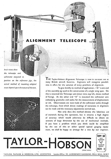 Taylor-Hobson Optical & Electrical Engineering Test Equipment    