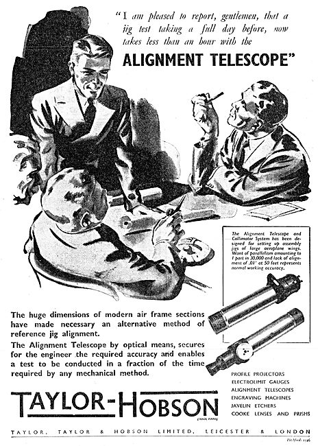 Taylor-Hobson Alignment Telescope 1942                           