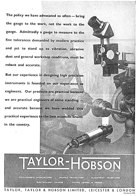 Taylor-Hobson Engineering Inspection & Test Equipment            