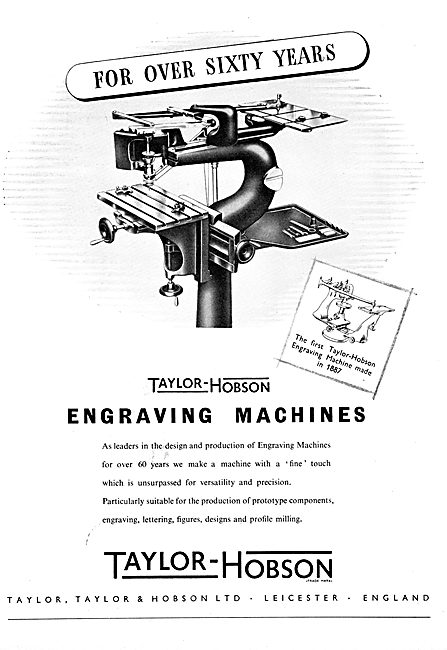 Taylor Hobson Engraving Machines                                 