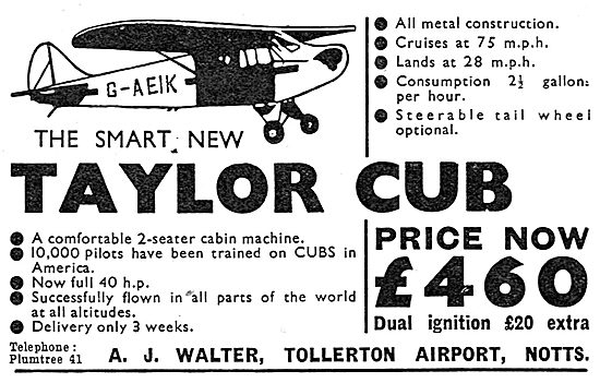 Taylor Cub                                                       