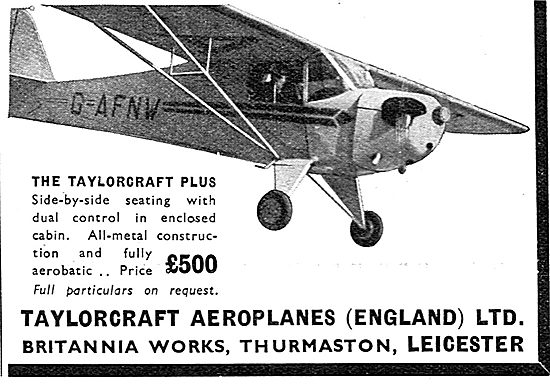 Taylorcraft Plus: G-AFNW                                         