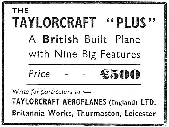 Taylorcraft Plus 1939                                            