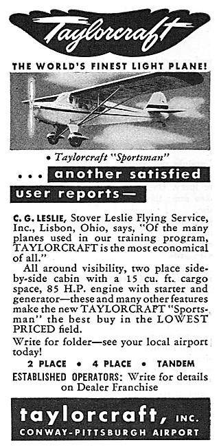 Taylorcraft Sportsman 1951                                       