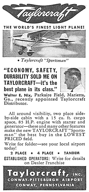 Taylorcraft Sportsman                                            