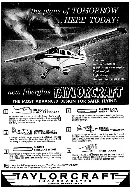 Taylorcraft Aircraft 1957                                        