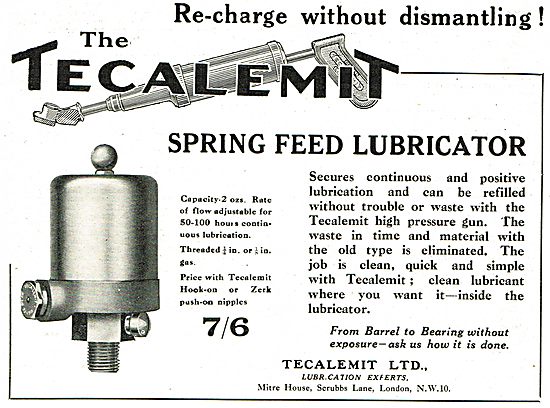 Tecalemit Spring Feed Lubricator                                 