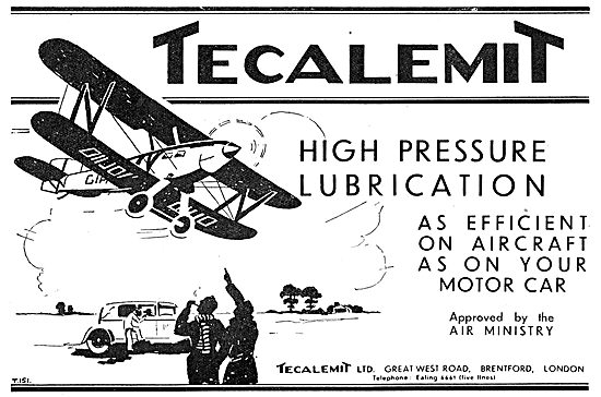 Tecalemit High Pressure Lubrication Systems For Aircraft         
