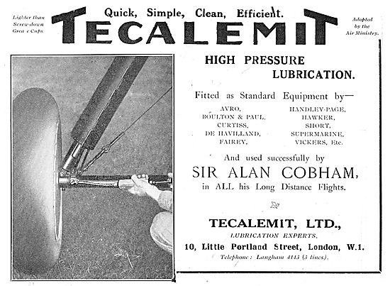 Tecalemit High Pressure Lubrication Gun Used By Cobham           