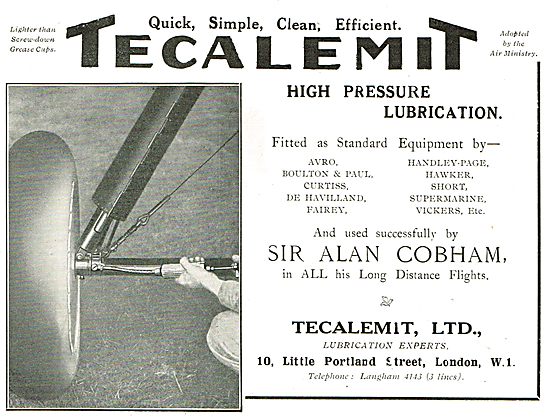 Tecalemit High Pressure Lubrication Gun Used By Cobham           