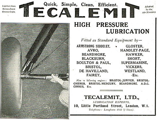 Tecalemit High Pressure Lubrication                              