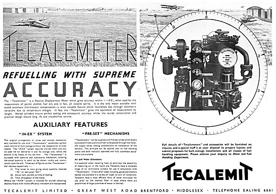 Tecalemit TECALEMETER Aircraft Refuelling Meter                  