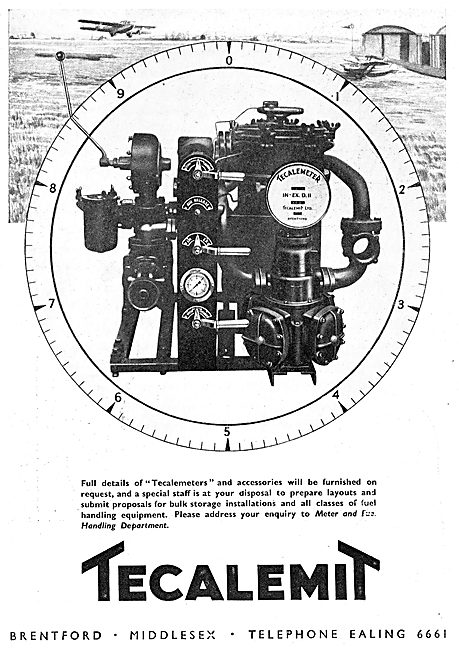 Tecalemit TECALEMETER Aircraft Refuelling Meter                  