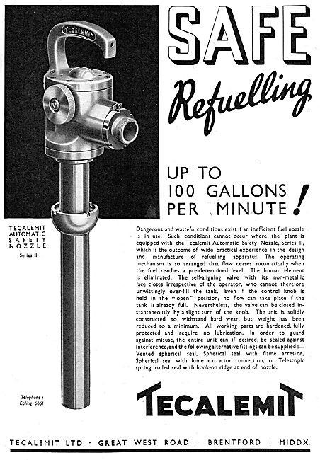 Tecalemit Automatic Safety Refuelling Nozzle                     