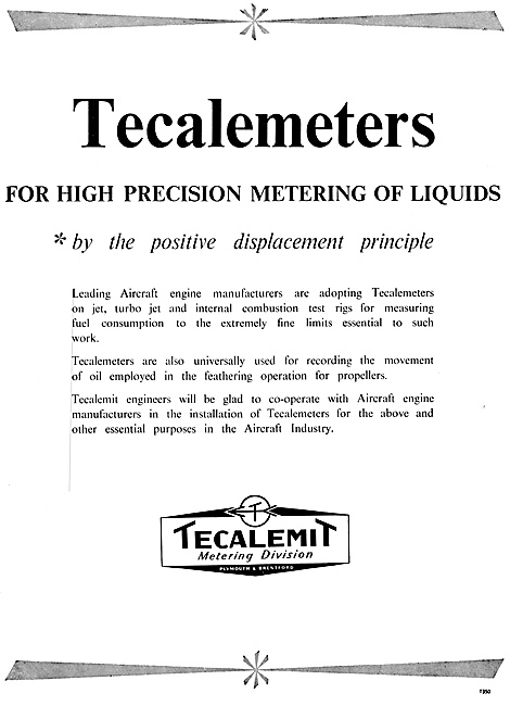 Tecalemit Tecalemeters Precision Fuel Metering Test Equipment    
