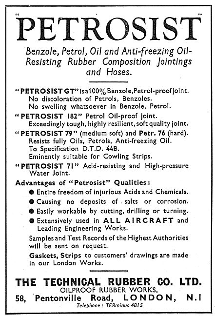 Technical Rubber - Petrosist Oil Resisting Rubber Composition    
