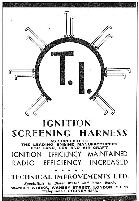 Technical Improvements Ltd. Ignition Screening Harnesses         