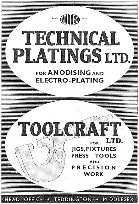 Technical Platings  Anodising & Electro-Plating Service 1940     