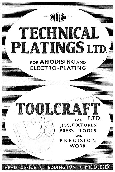 Technical Platings  - Giltec. Electro Plating. Anodising 1941    