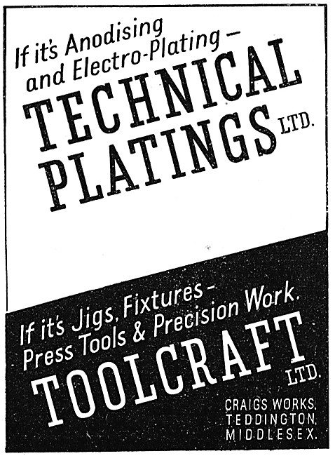 Technical Platings. Toolcraft Jigs & Fixtures                    